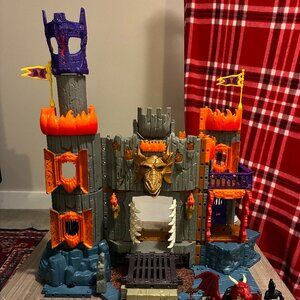 Imaginext Dragomont’s Castle Playset – COMPLETE + Extra Figures & Accessories